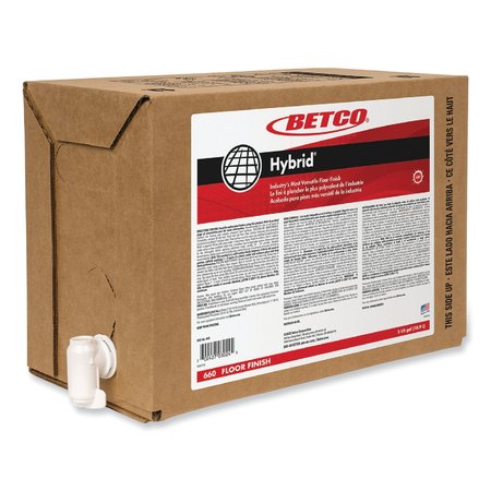 BETCO Hybrid Floor Finish, 5 gal Bag-in-Box 660B500